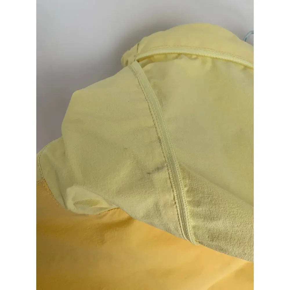 KITH Madison Jacket Mens Small Pale Yellow Hooded Zip Up